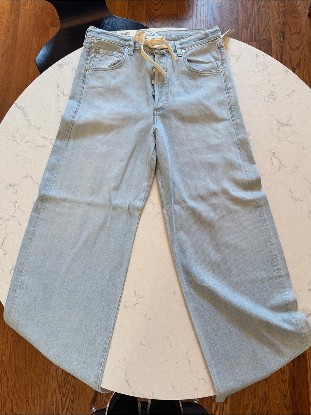 NWT 🩵 Citizens of Humanity Brynn Drawstring Trouser Jeans Size 27 - Picture 3 of 10
